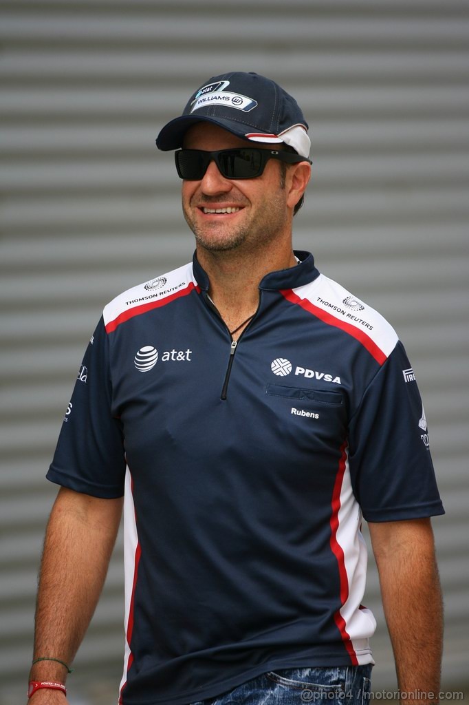 GP EUROPA, 24.06.2011- Rubens Barrichello (BRA), Williams FW33 