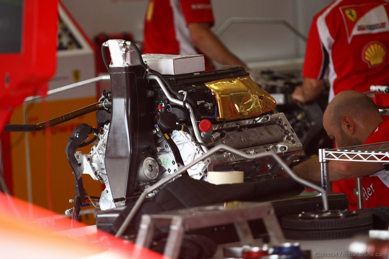 GP EUROPA, 24.06.2011- Engine Ferrari