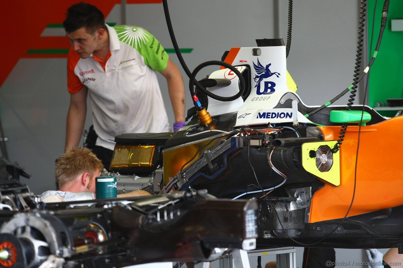 GP EUROPA, 24.06.2011- Force India F1 Team, VJM04, detail