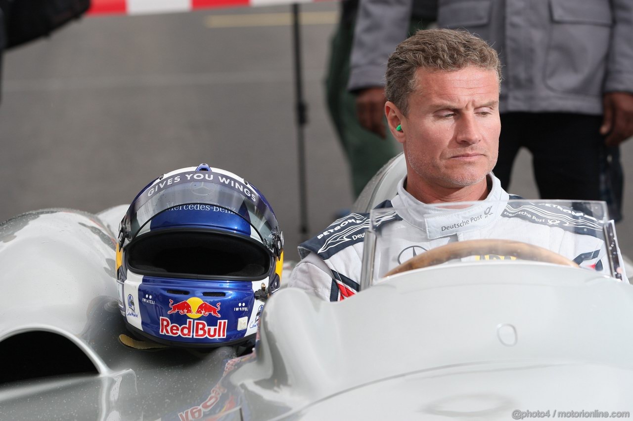 GP GERMANIA, 24.07.2011- David Coulthard (GBR) drives Mercedes W196S