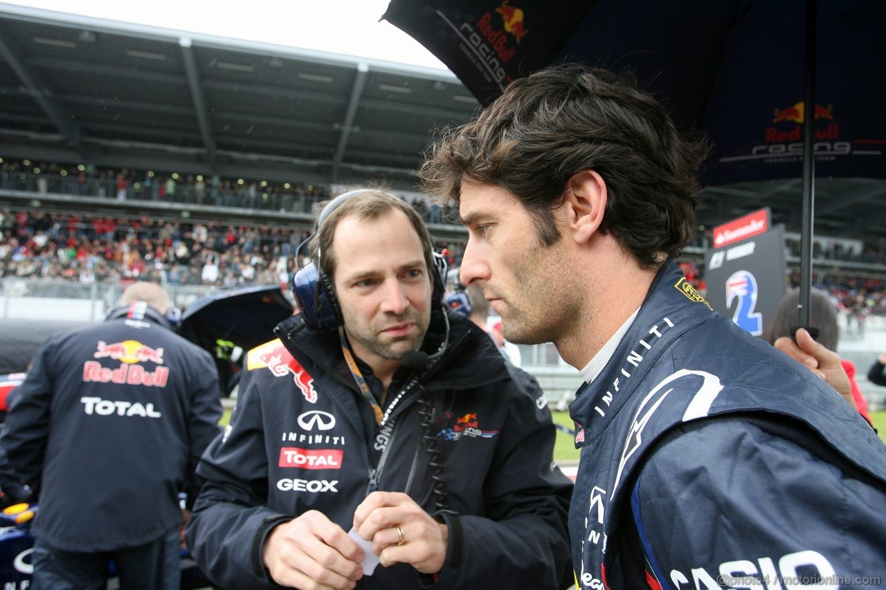 GP GERMANIA, 24.07.2011- Gara, Mark Webber (AUS), Red Bull Racing, RB7 