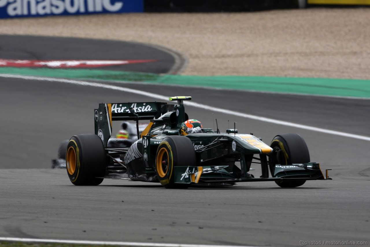 GP GERMANIA, 24.07.2011- Gara, Karun Chandhok (IND), Team Lotus, TL11  