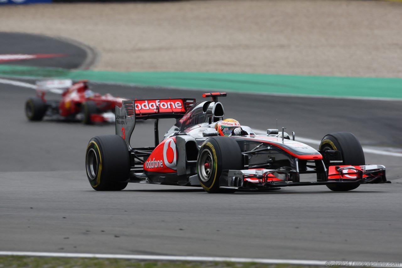 GP GERMANIA, 24.07.2011- Gara, Lewis Hamilton (GBR), McLaren  Mercedes, MP4-26 