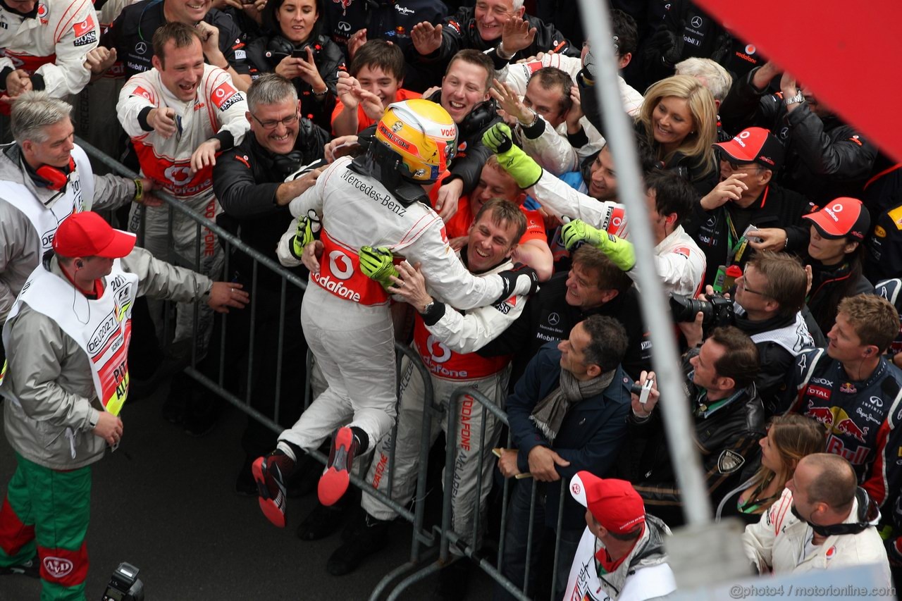 GP GERMANIA, 24.07.2011- Gara, Lewis Hamilton (GBR), McLaren  Mercedes, MP4-26 vincitore 
