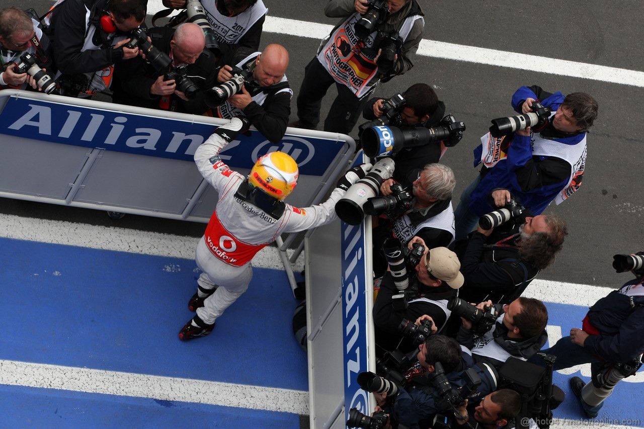 GP GERMANIA, 24.07.2011- Gara, Lewis Hamilton (GBR), McLaren  Mercedes, MP4-26 vincitore 