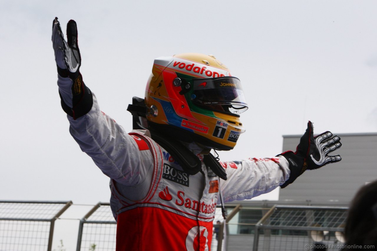 GP GERMANIA, 24.07.2011- Gara, Lewis Hamilton (GBR), McLaren  Mercedes, MP4-26 vincitore 