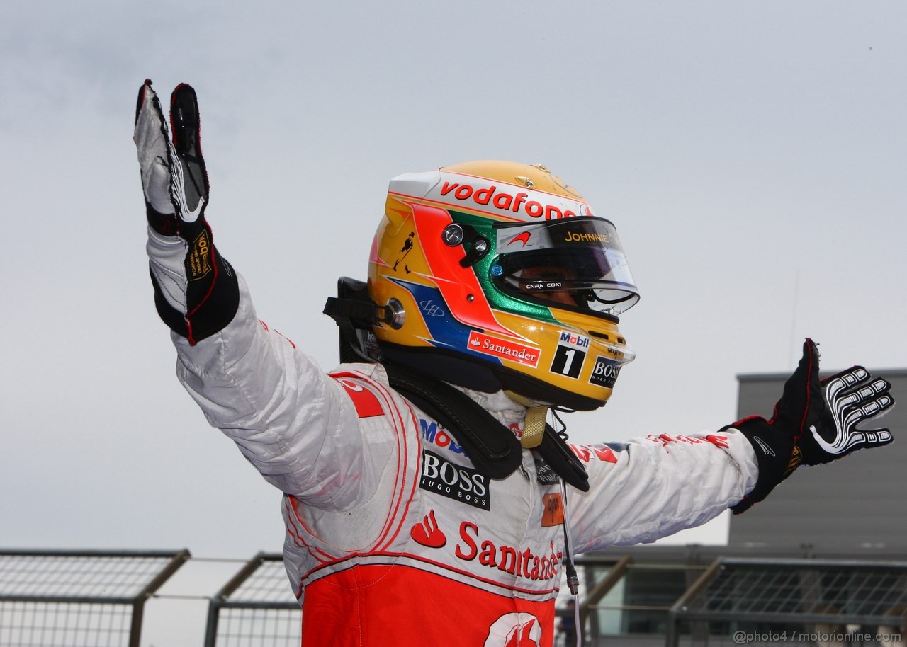 GP GERMANIA, 24.07.2011- Gara, Lewis Hamilton (GBR), McLaren  Mercedes, MP4-26 vincitore 