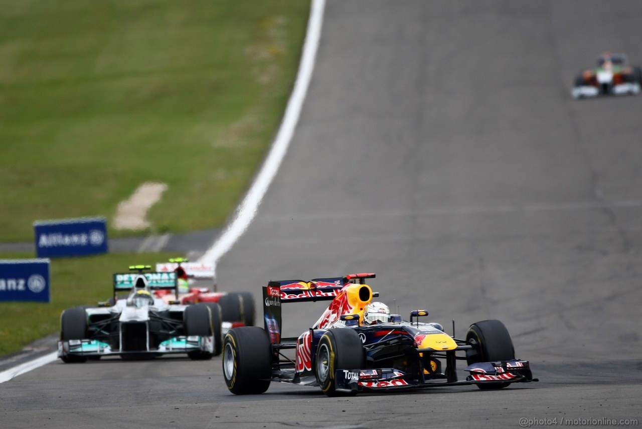 GP GERMANIA, 24.07.2011- Gara, Sebastian Vettel (GER), Red Bull Racing, RB7 