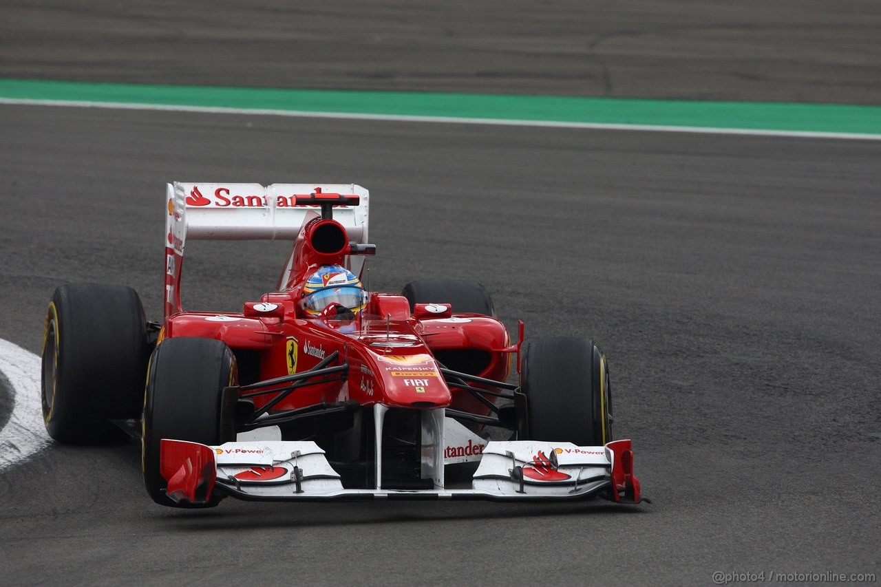 GP GERMANIA, 24.07.2011- Gara, Fernando Alonso (ESP), Ferrari, F-150 Italia 