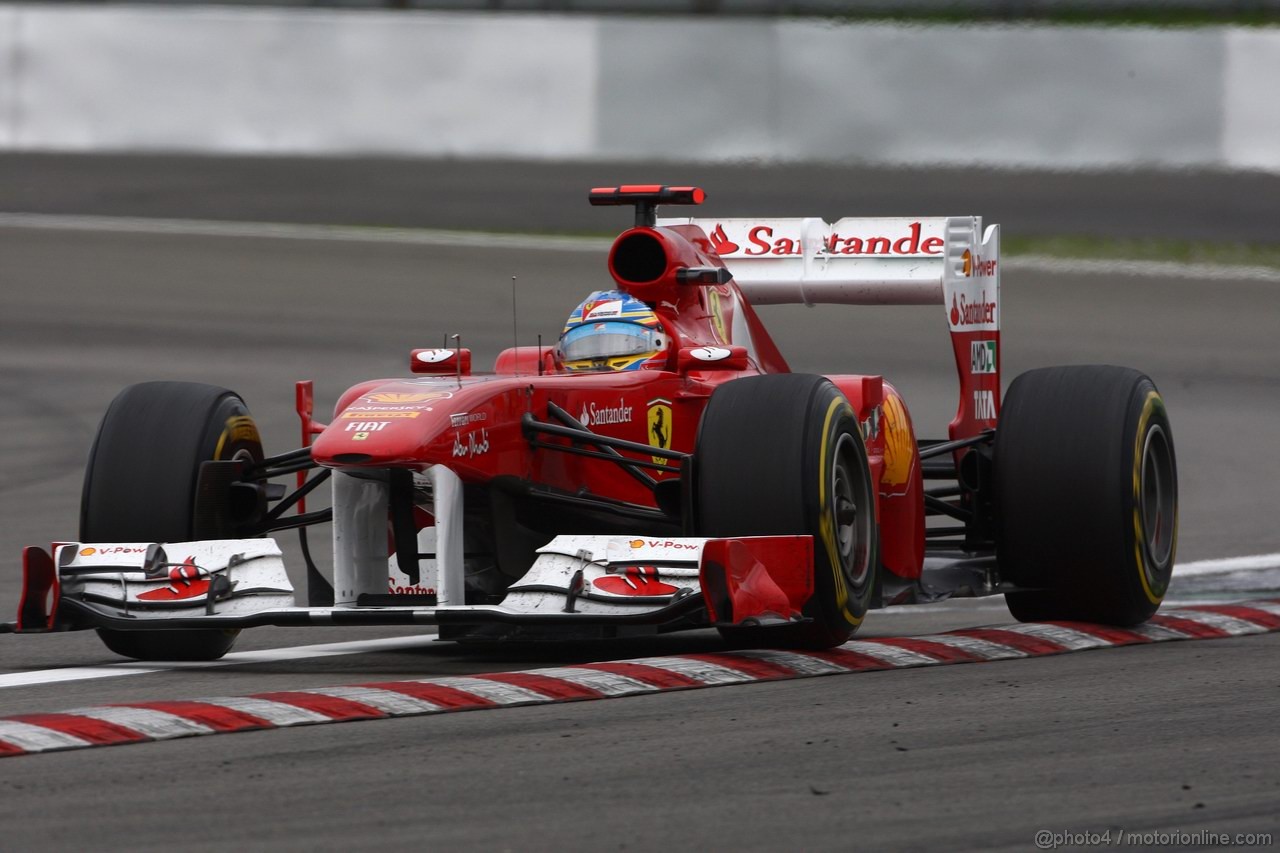 GP GERMANIA, 24.07.2011- Gara, Fernando Alonso (ESP), Ferrari, F-150 Italia 