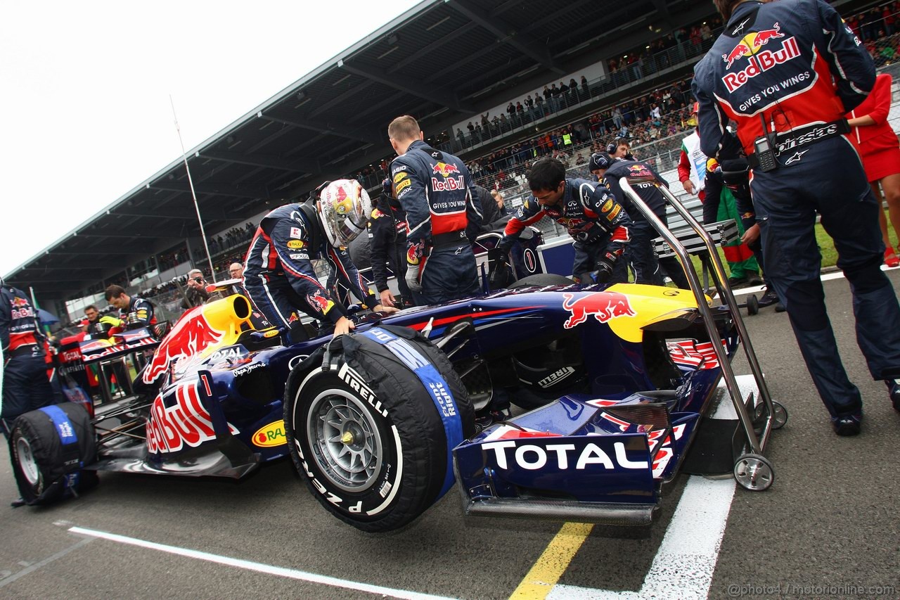 GP GERMANIA, 24.07.2011- Gara, Sebastian Vettel (GER), Red Bull Racing, RB7 