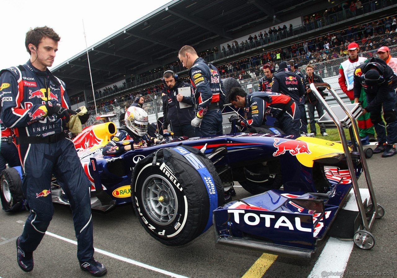 GP GERMANIA, 24.07.2011- Gara, Sebastian Vettel (GER), Red Bull Racing, RB7 