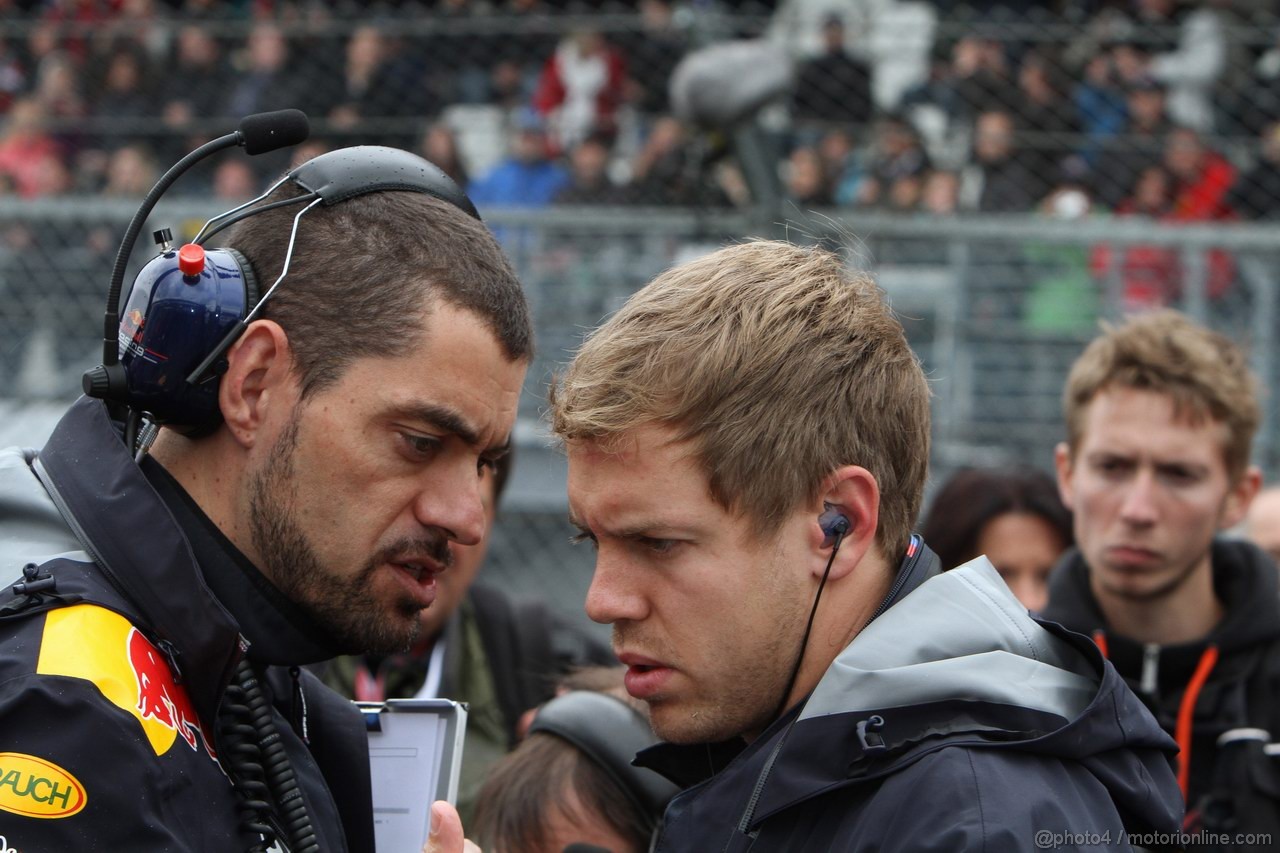 GP GERMANIA, 24.07.2011- Gara, Sebastian Vettel (GER), Red Bull Racing, RB7 