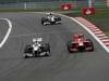 GP GERMANIA, 24.07.2011- Gara, Sergio Pérez (MEX), Sauber F1 Team C30 e Timo Glock (GER), Marussia Virgin Racing VR-02 