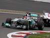 GP GERMANIA, 24.07.2011- Gara, Michael Schumacher (GER), Mercedes GP Petronas F1 Team, MGP W02 davanti a Kamui Kobayashi (JAP), Sauber F1 Team C30 