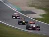 GP GERMANIA, 24.07.2011- Gara, Lewis Hamilton (GBR), McLaren  Mercedes, MP4-26 davanti a Mark Webber (AUS), Red Bull Racing, RB7 e Fernando Alonso (ESP), Ferrari, F-150 Italia 