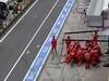 GP GERMANIA, 24.07.2011- Gara, Pit Stop, Fernando Alonso (ESP), Ferrari, F-150 Italia 