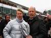 GP GERMANIA, 24.07.2011- Gara, Mika Hakkinen (FIN), ex F1 driver e Ron Dennis (GBR), McLaren Mercedes