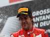 GP GERMANIA, 24.07.2011- Gara, Fernando Alonso (ESP), Ferrari, F-150 Italia secondo 