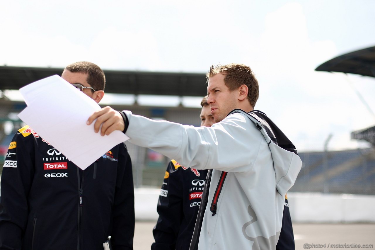 GP GERMANIA, 21.07.2011- Sebastian Vettel (GER), Red Bull Racing, RB7 