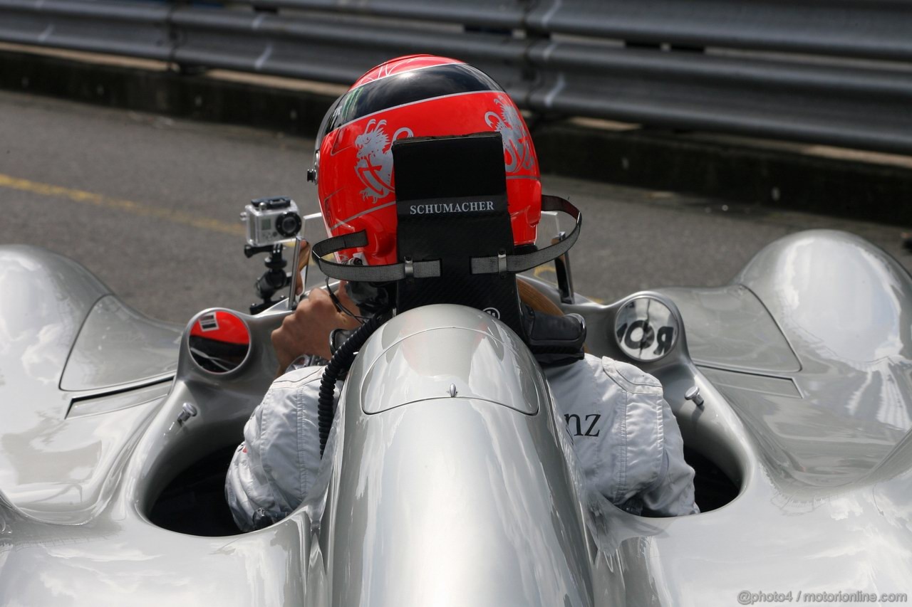 GP GERMANIA, 21.07.2011- Michael Schumacher (GER), Mercedes GP Petronas F1 Team, MGP W02 with Mercedes W196S 