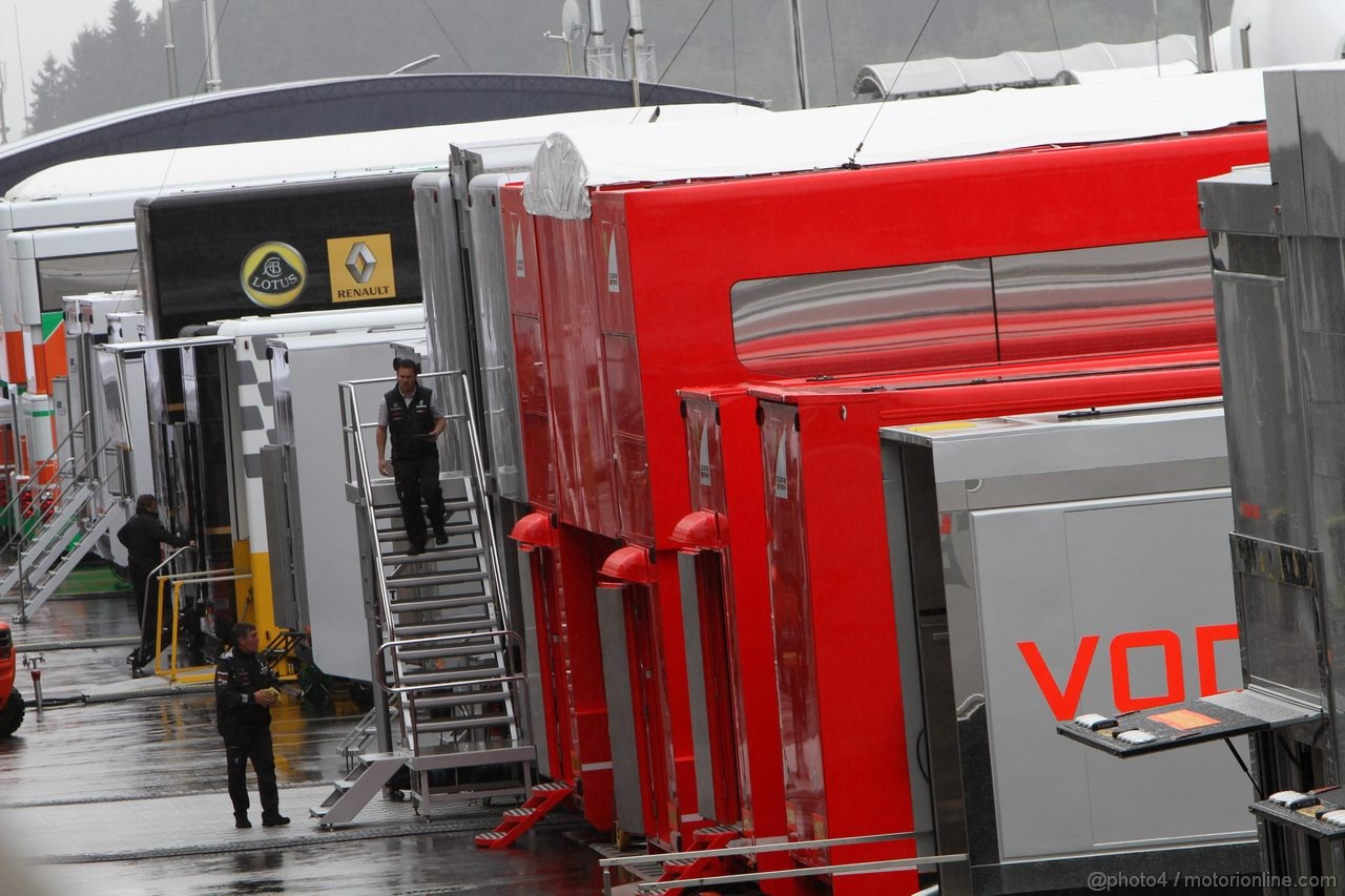 GP GERMANIA, 21.07.2011- Paddock