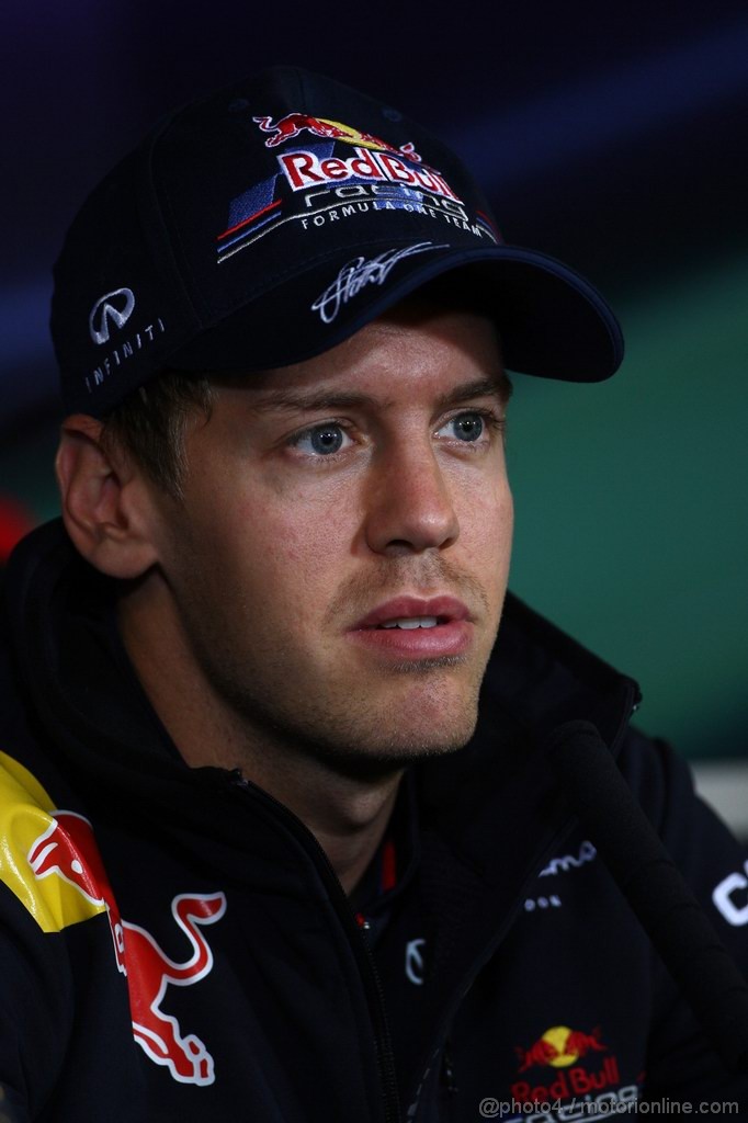 GP GERMANIA, 21.07.2011- Conferenza Stampa, German drivers, Sebastian Vettel (GER), Red Bull Racing, RB7 