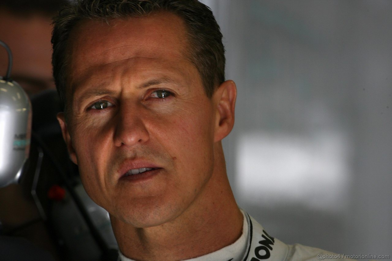 GP GERMANIA, 23.07.2011- Prove Libere 3, Sabato, Michael Schumacher (GER), Mercedes GP Petronas F1 Team, MGP W02 