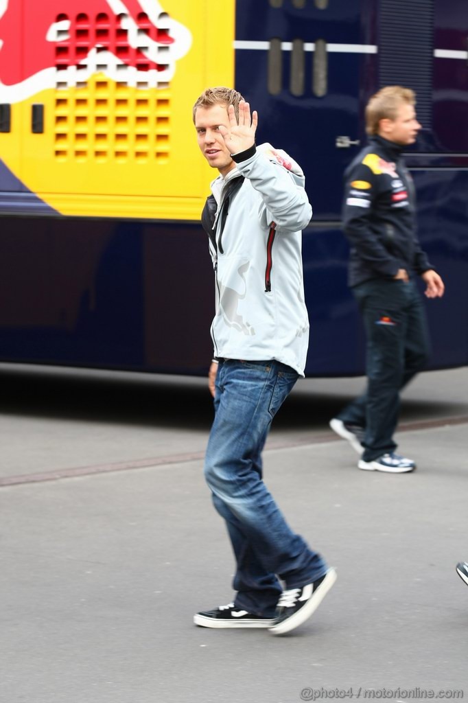 GP GERMANIA, 23.07.2011- Sebastian Vettel (GER), Red Bull Racing, RB7 