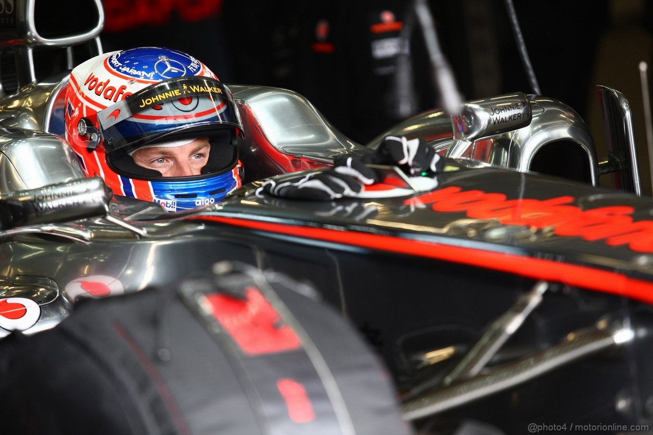 GP GERMANIA, 23.07.2011- Prove Libere 3, Sabato, Jenson Button (GBR), McLaren  Mercedes, MP4-26 