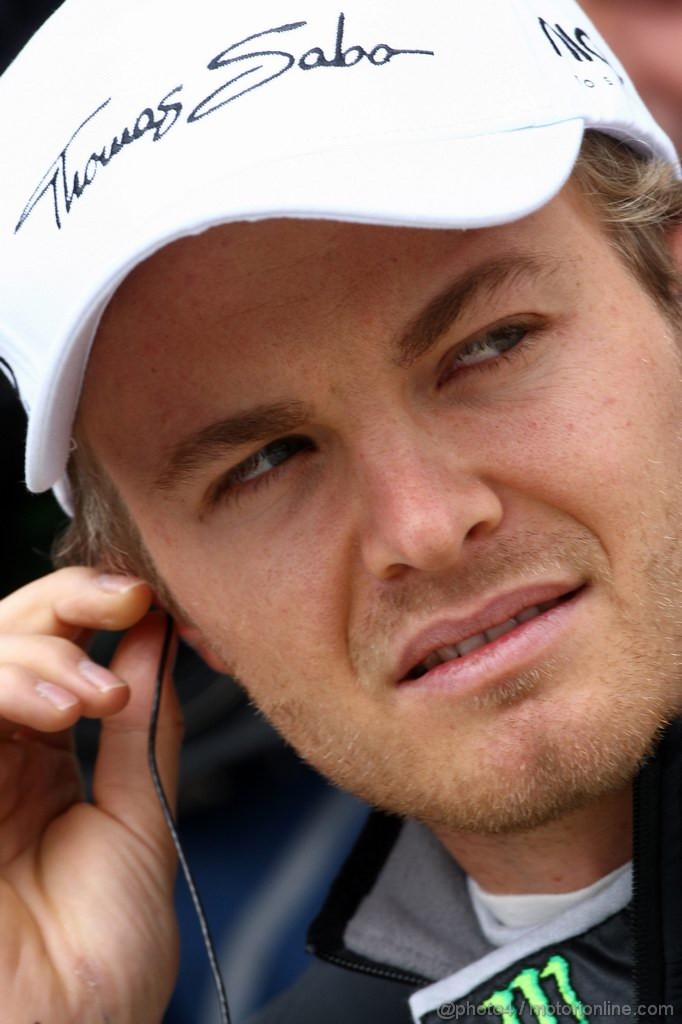GP GERMANIA, 23.07.2011- Prove Libere 3, Sabato, Nico Rosberg (GER), Mercedes GP Petronas F1 Team, MGP W02 