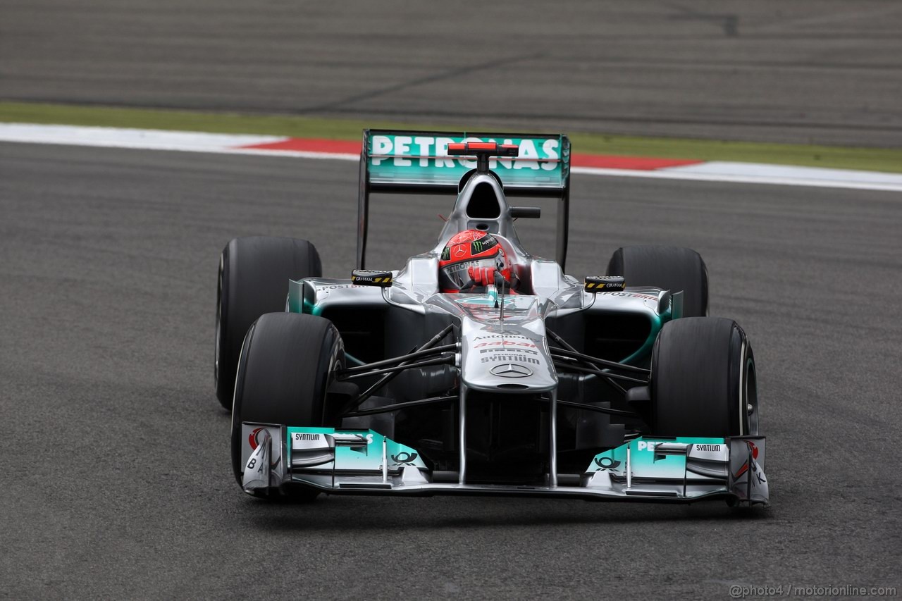 GP GERMANIA, 23.07.2011- Prove Libere 3, Sabato, Michael Schumacher (GER), Mercedes GP Petronas F1 Team, MGP W02 