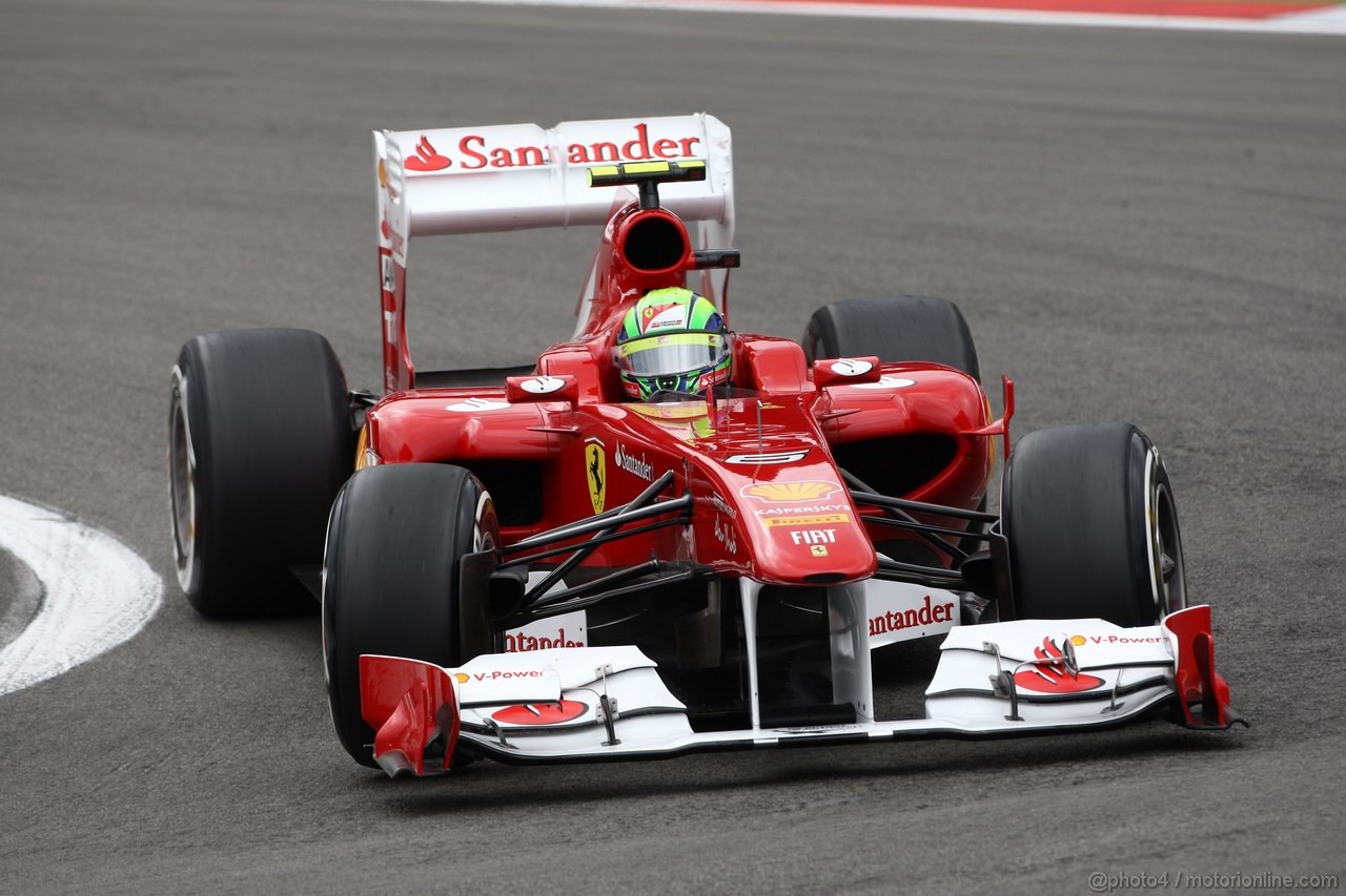 GP GERMANIA, 23.07.2011- Prove Libere 3, Sabato, Felipe Massa (BRA), Ferrari, F-150 Italia 