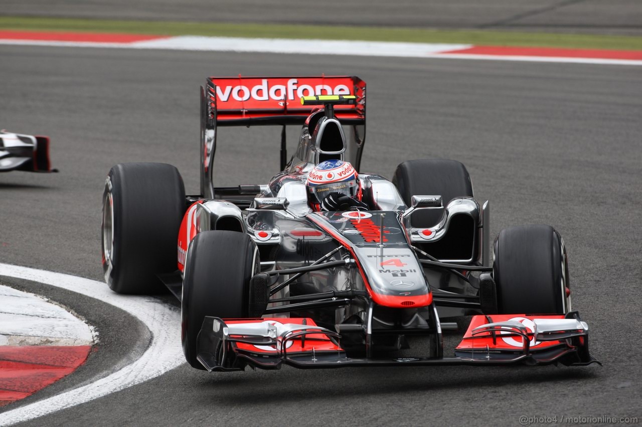 GP GERMANIA, 23.07.2011- Prove Libere 3, Sabato, Jenson Button (GBR), McLaren  Mercedes, MP4-26 