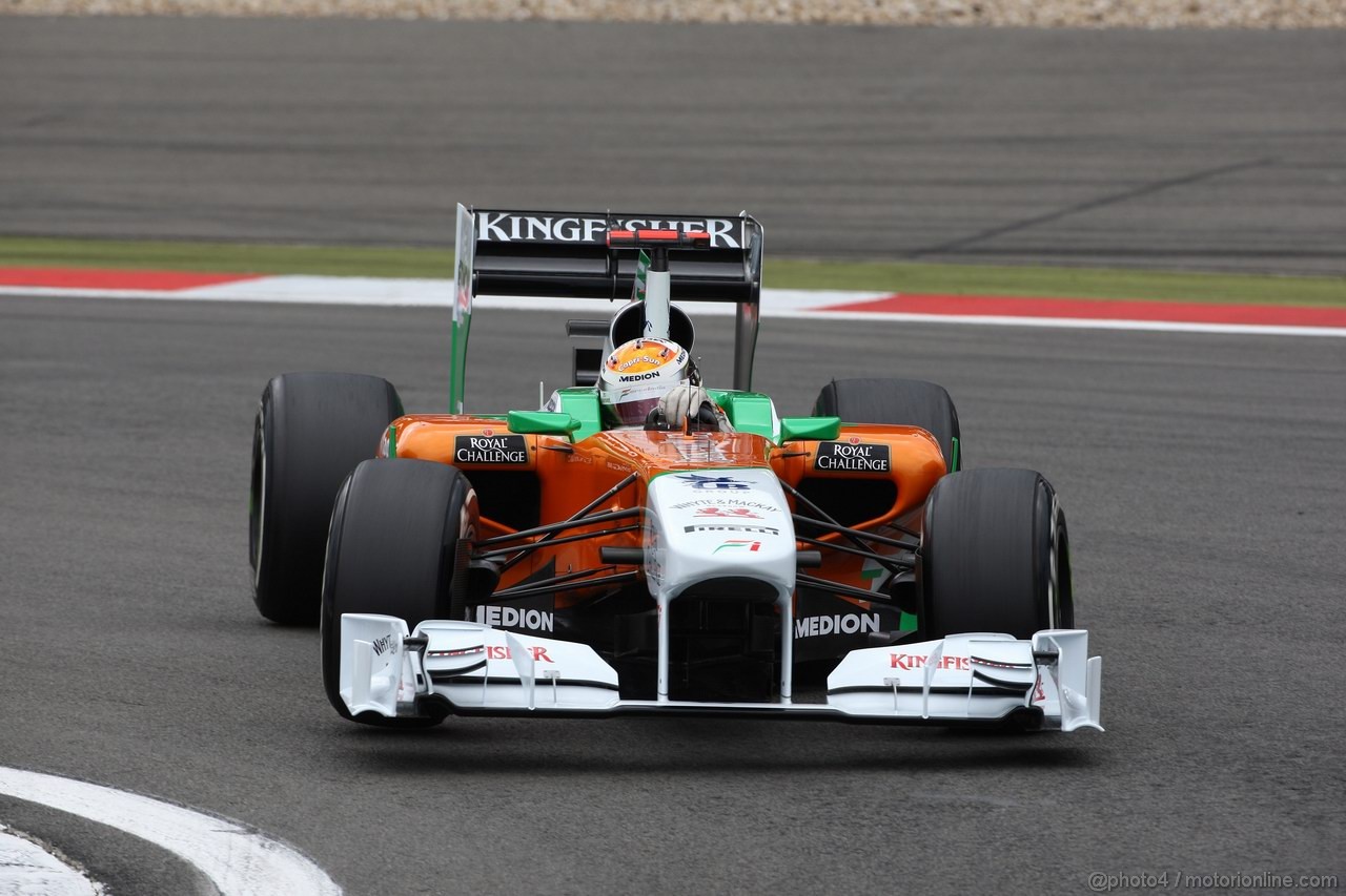 GP GERMANIA, 23.07.2011- Prove Libere 3, Sabato, Adrian Sutil (GER), Force India F1 Team, VJM04 