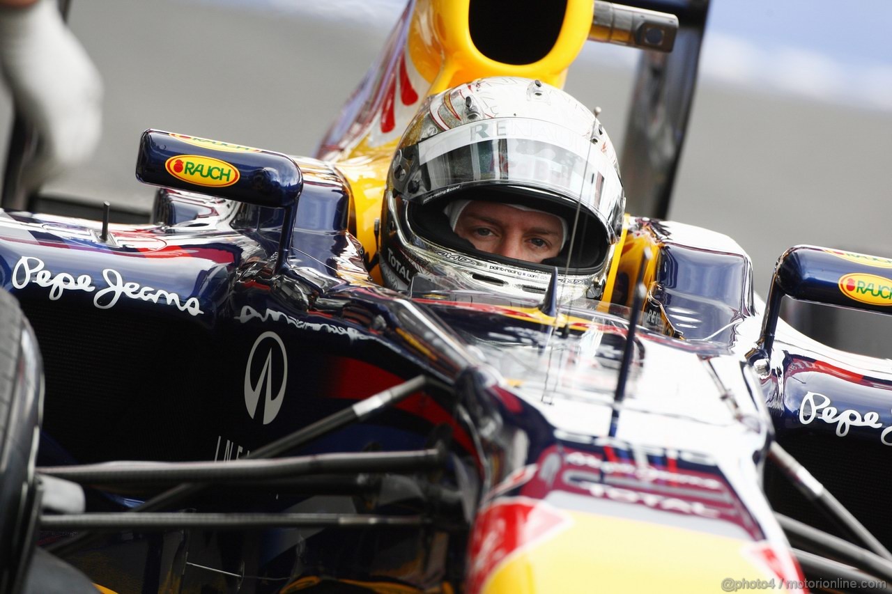 GP GERMANIA, 23.07.2011- Prove Libere 3, Sabato, Sebastian Vettel (GER), Red Bull Racing, RB7 