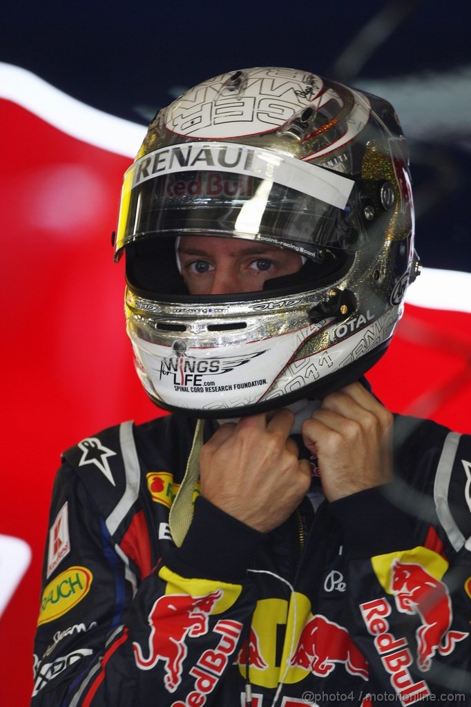 GP GERMANIA, 23.07.2011- Prove Libere 3, Sabato, Sebastian Vettel (GER), Red Bull Racing, RB7 