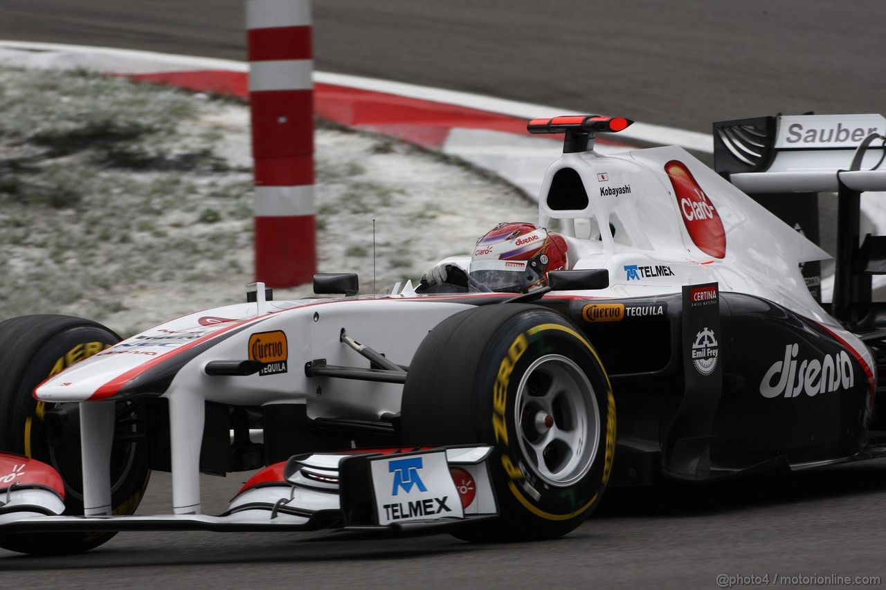 GP GERMANIA, 23.07.2011- Prove Libere 3, Sabato, Kamui Kobayashi (JAP), Sauber F1 Team C30 