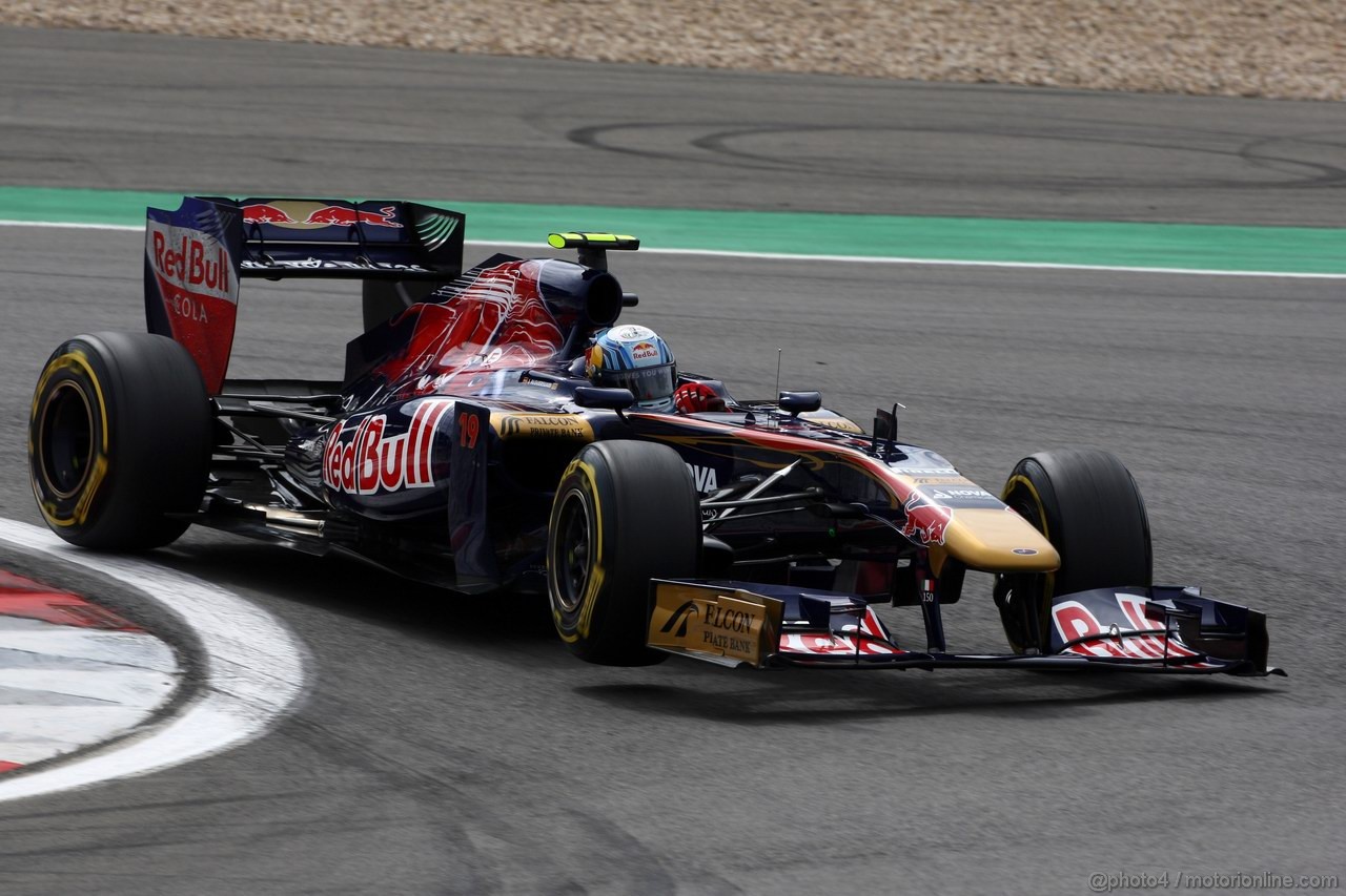 GP GERMANIA, 23.07.2011- Prove Libere 3, Sabato, Jaime Alguersuari (SPA), Scuderia Toro Rosso, STR6 