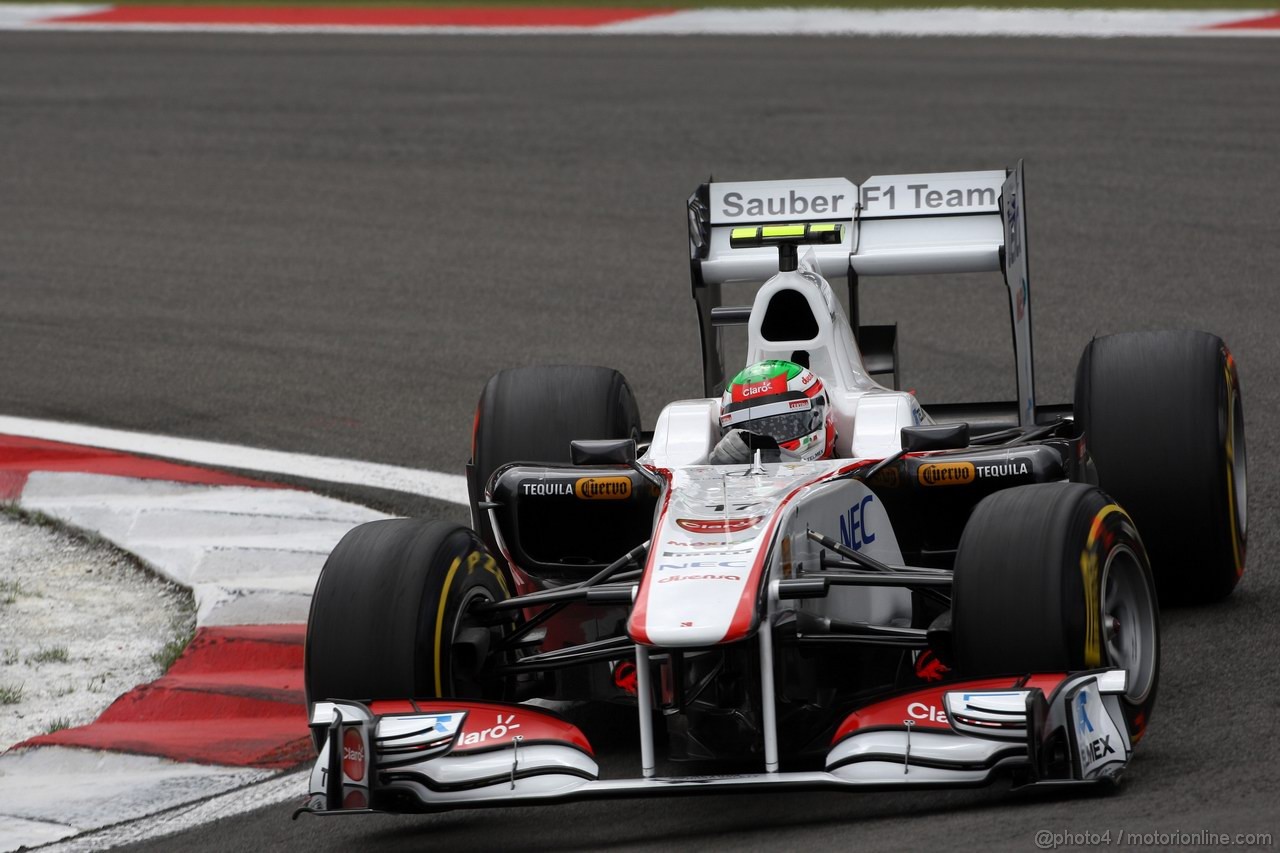 GP GERMANIA, 23.07.2011- Prove Libere 3, Sabato, Sergio Pérez (MEX), Sauber F1 Team C30 