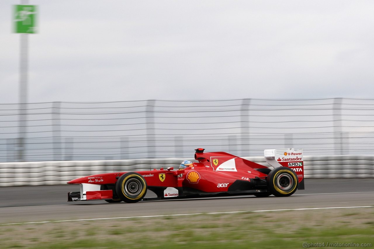 GP GERMANIA, 23.07.2011- Prove Libere 3, Sabato, Fernando Alonso (ESP), Ferrari, F-150 Italia 