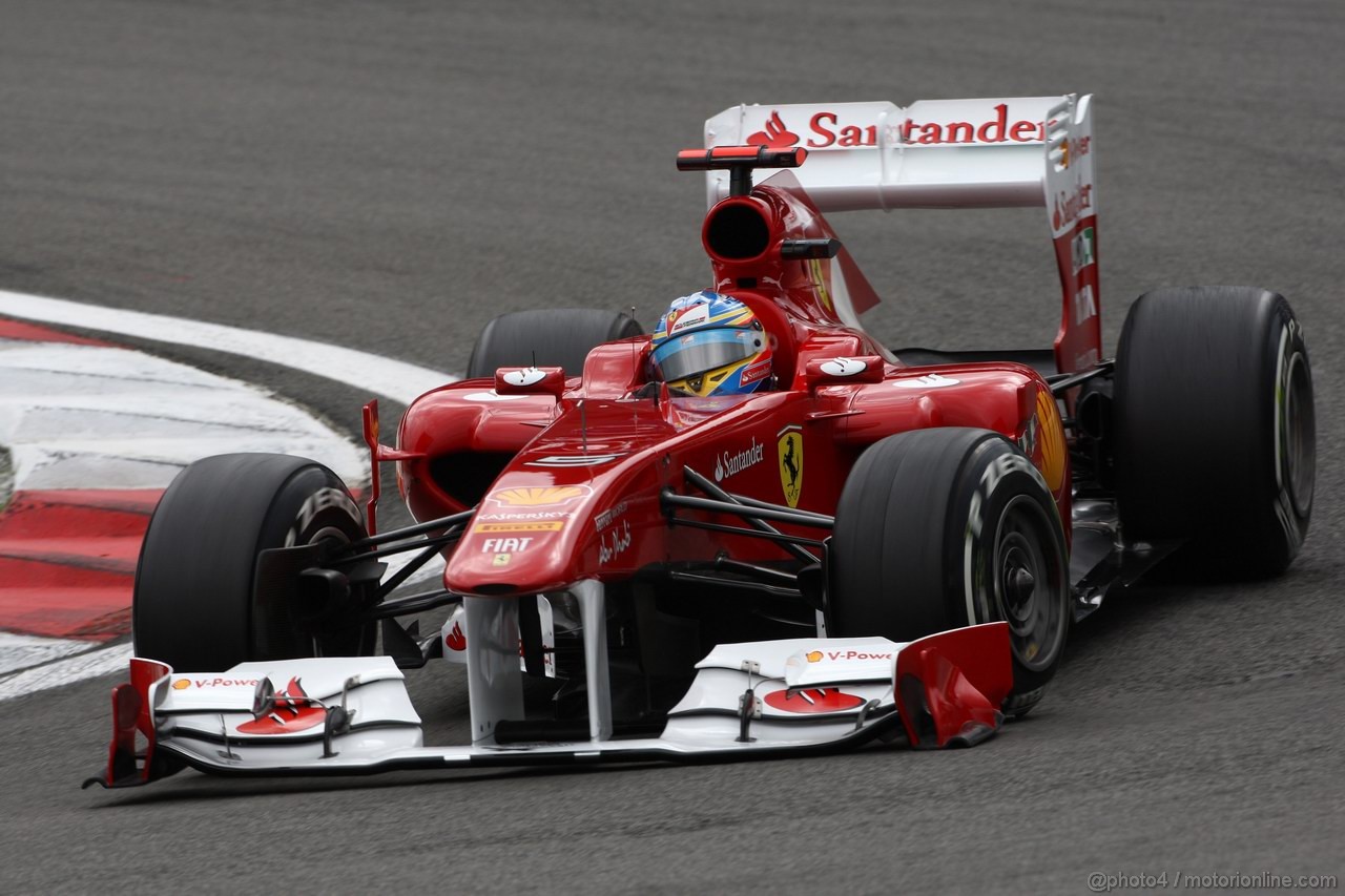 GP GERMANIA, 23.07.2011- Prove Libere 3, Sabato, Fernando Alonso (ESP), Ferrari, F-150 Italia 