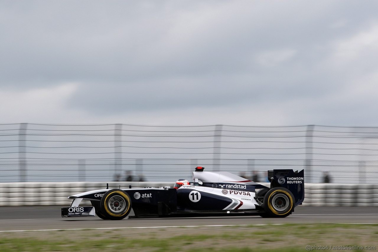 GP GERMANIA, 23.07.2011- Prove Libere 3, Sabato, Rubens Barrichello (BRA), Williams FW33 