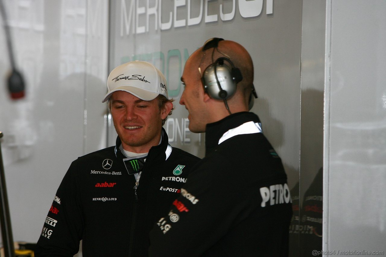 GP GERMANIA, 23.07.2011- Prove Libere 3, Sabato, Nico Rosberg (GER), Mercedes GP Petronas F1 Team, MGP W02 