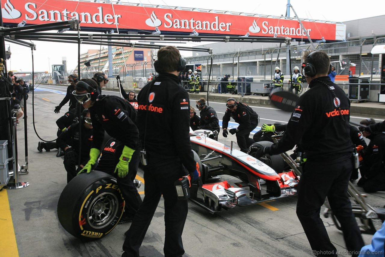 GP GERMANIA, 23.07.2011- Prove Libere 3, Sabato, Jenson Button (GBR), McLaren  Mercedes, MP4-26 