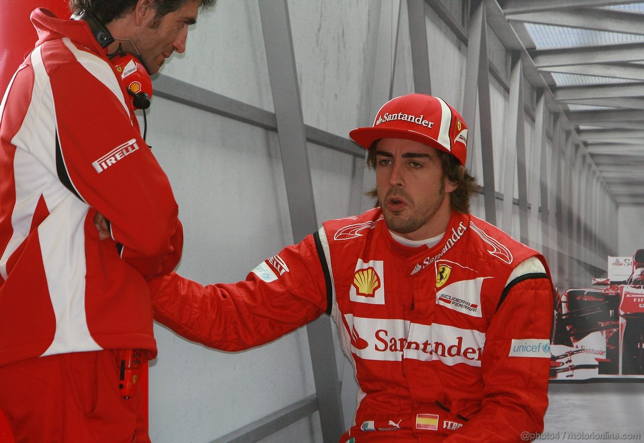 GP GERMANIA, 23.07.2011- Prove Libere 3, Sabato, Fernando Alonso (ESP), Ferrari, F-150 Italia 