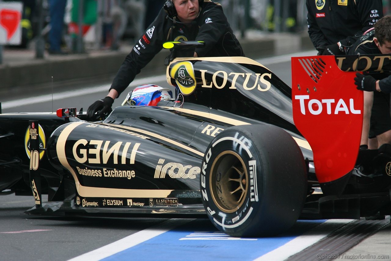 GP GERMANIA, 23.07.2011- Prove Libere 3, Sabato, Vitaly Petrov (RUS), Lotus Renault GP, R31 