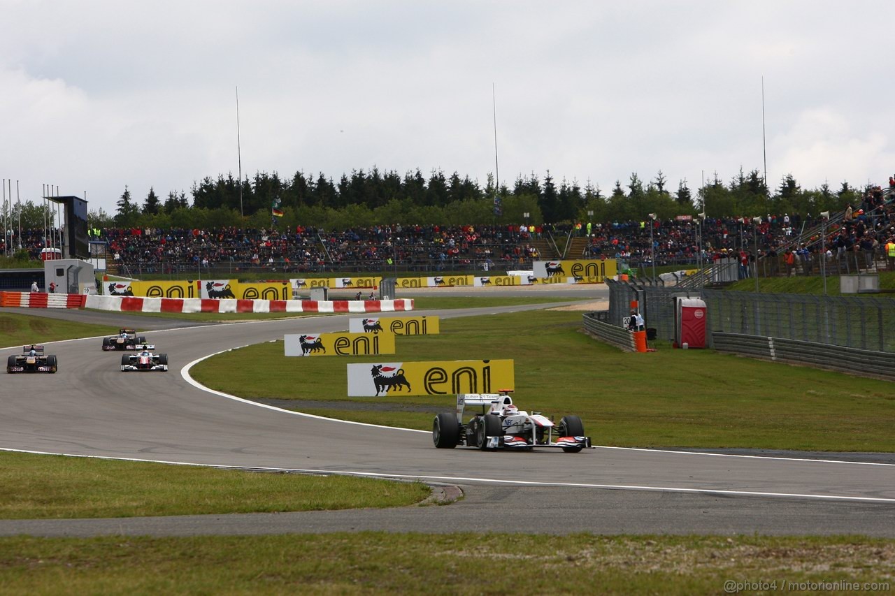 GP GERMANIA, 23.07.2011- Prove Libere 3, Sabato, Kamui Kobayashi (JAP), Sauber F1 Team C30 