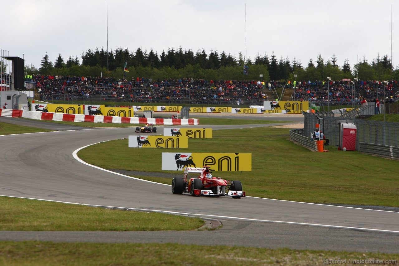 GP GERMANIA, 23.07.2011- Prove Libere 3, Sabato, Fernando Alonso (ESP), Ferrari, F-150 Italia 