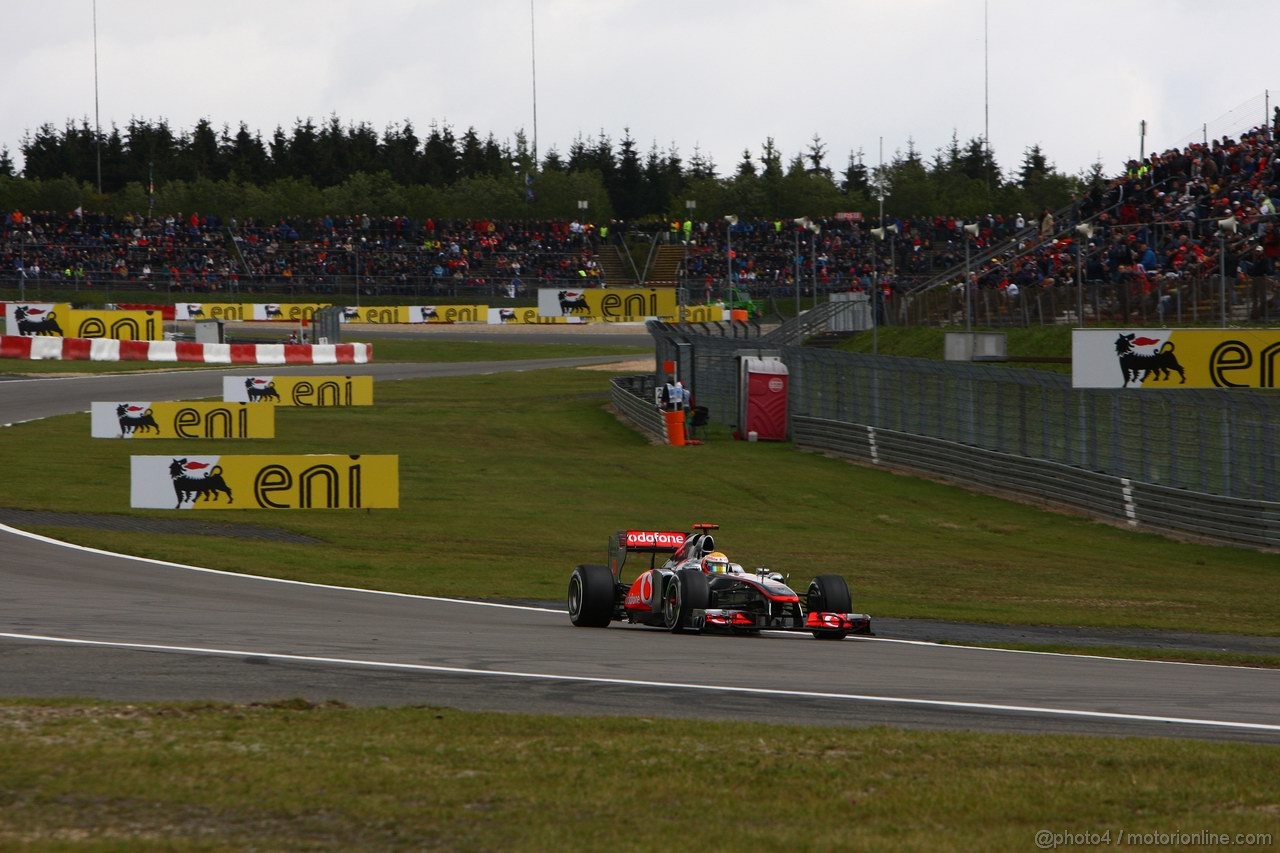 GP GERMANIA, 23.07.2011- Prove Libere 3, Sabato, Lewis Hamilton (GBR), McLaren  Mercedes, MP4-26 